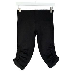 Lululemon Women’s In The Flow Crop II Leggings Heathered Deep Coal Grey Size 6‎